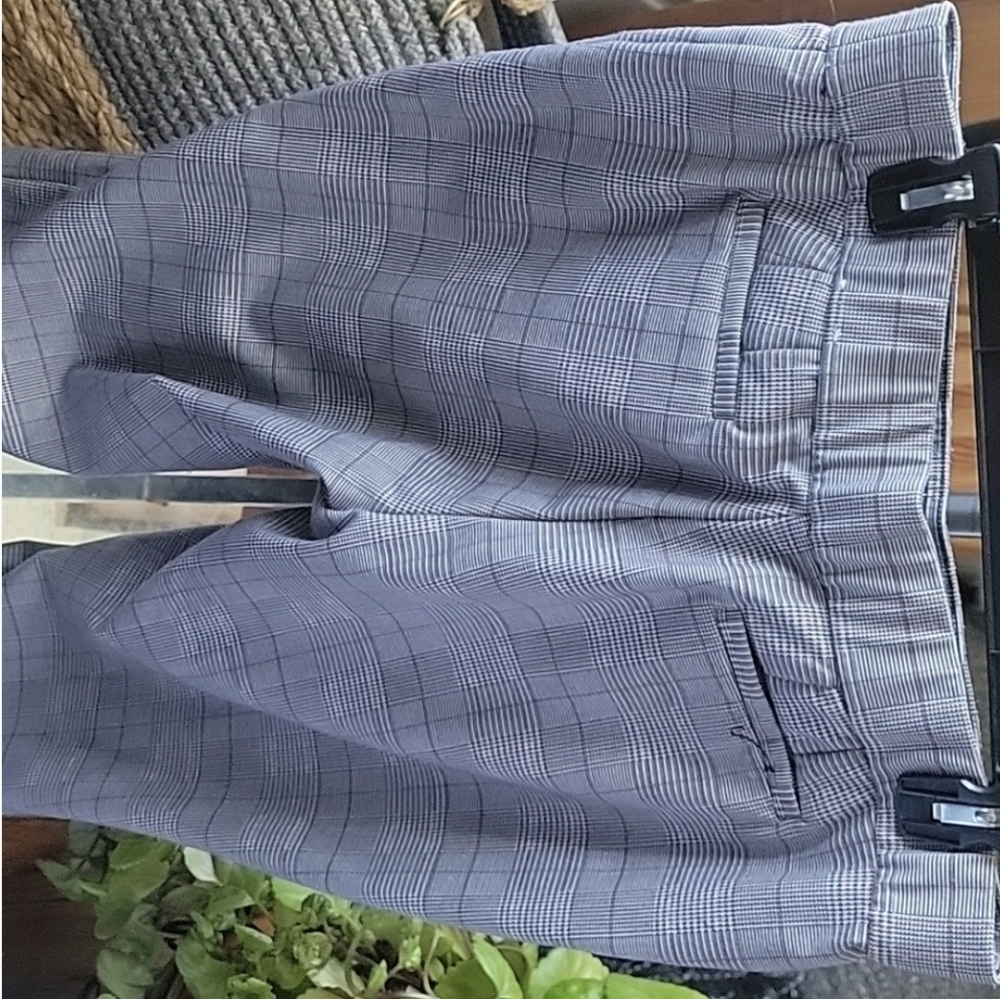 Grey Anne Klein Dress Plaid Pants - Picture 10 of 10